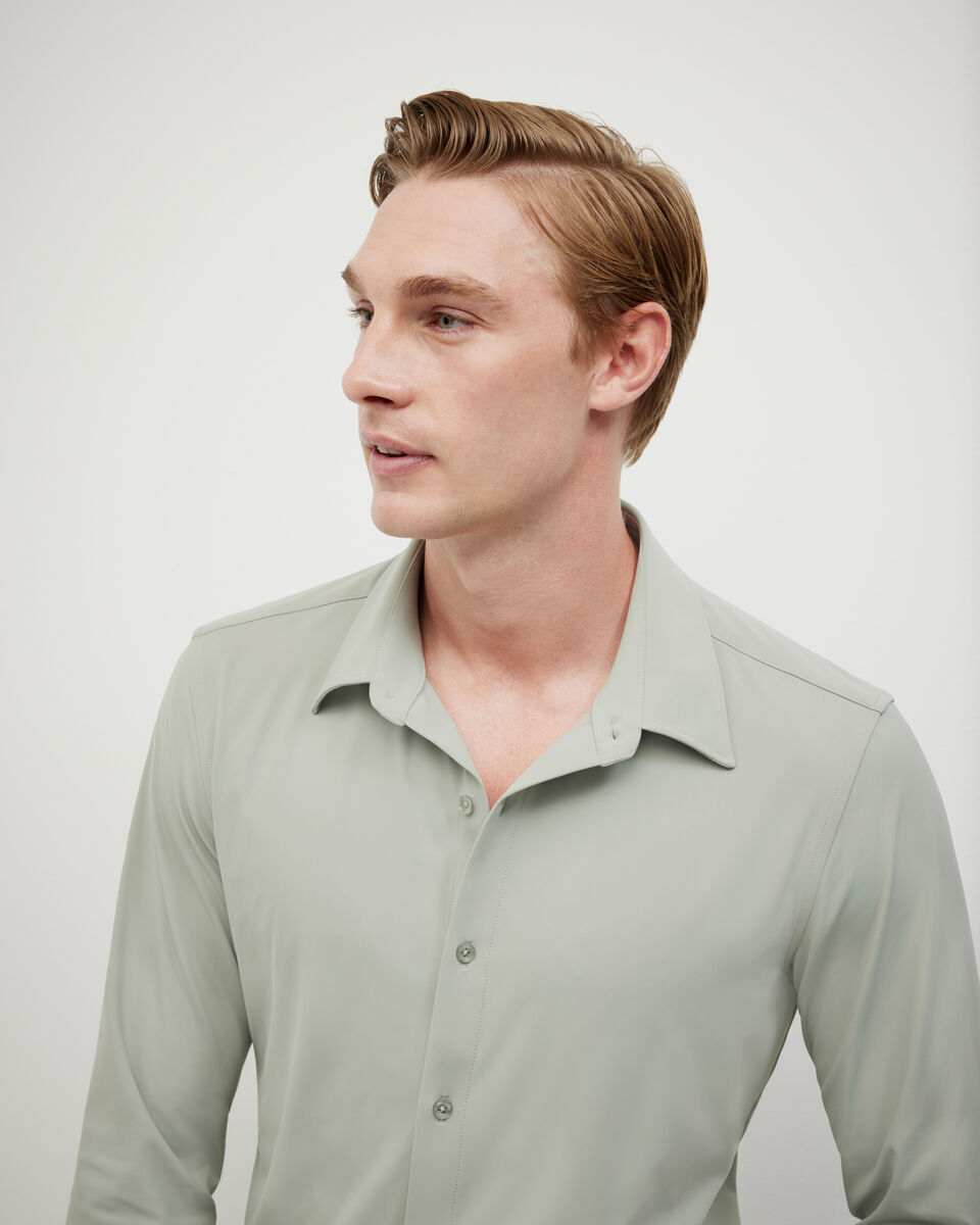Slim Travel Shirt, Light Green, hi-res